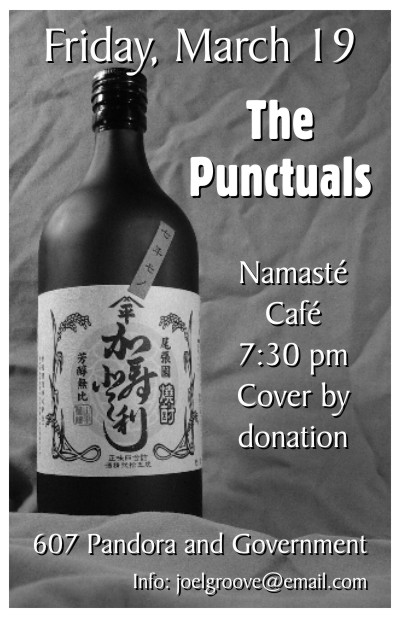 Gig poster for Joel G.